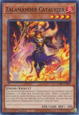 Zalamander Catalyzer - DABL-EN082 - Common 1st Edition Darkwing Blast 1st Edition Singles (Espanol)