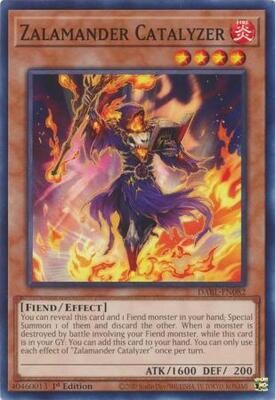 Zalamander Catalyzer - DABL-EN082 - Common 1st Edition Darkwing Blast 1st Edition Singles (Espanol)