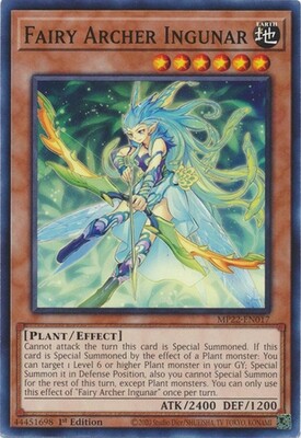 Fairy Archer Ingunar - MP22-EN017 - Common 1st Edition
2022 Mega-Tin: Pharaoh&#39;s Gods 1st Edition Singles