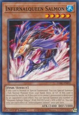 Infernalqueen Salmon - DABL-EN031 - Common 1st Edition
Darkwing Blast 1st Edition Singles