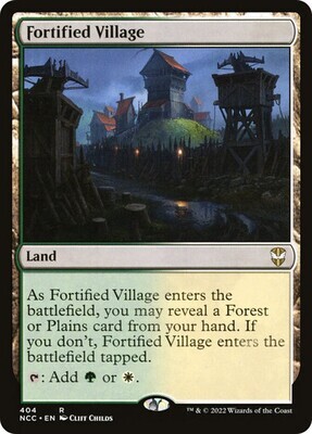 Fortified Village
Streets of New Capenna Commander
English
Non-foil