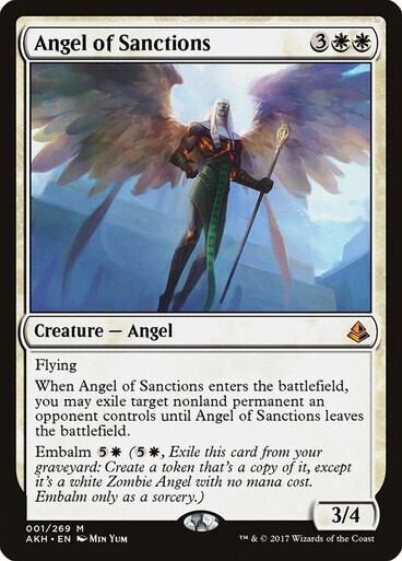 SJ Angel of Sanctions
Amonkhet
English
Non-foil