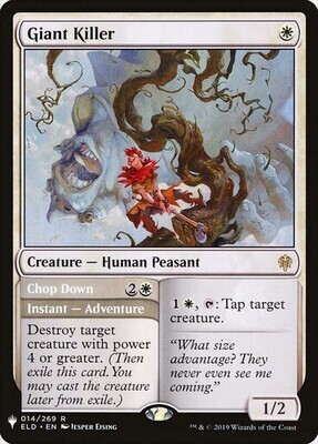 Giant Killer // Chop Down Planeswalker Symbol Reprints English Non-foil