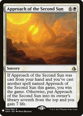 SJ Approach of the Second Sun
Planeswalker Symbol Reprints
English
Non-foil
