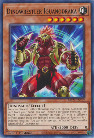 Dinowrestler Iguanodraka - MP22-EN182 - Common 1st Edition
2022 Mega-Tin: Pharaoh&#39;s Gods 1st Edition Singles