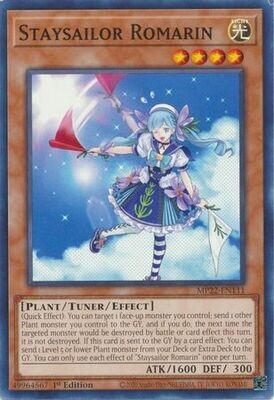Staysailor Romarin - MP22-EN111 - Common 1st Edition 2022 Mega-Tin: Pharaoh&#39;s Gods 1st Edition Singles (Espanol)