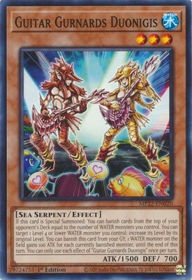 Guitar Gurnards Duonigis - MP22-EN020 - Common 1st Edition
2022 Mega-Tin: Pharaoh&#39;s Gods 1st Edition Singles