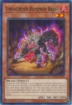 Undaunted Bumpkin Beast - MP22-EN206 - Common 1st Edition 2022 Mega-Tin: Pharaoh&#39;s Gods 1st Edition Singles