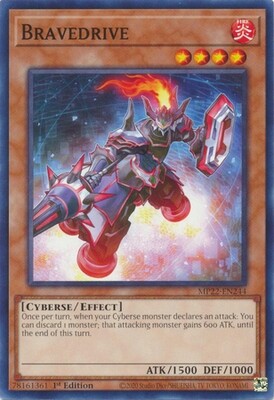 Bravedrive - MP22-EN244 - Common 1st Edition
2022 Mega-Tin: Pharaoh&#39;s Gods 1st Edition Singles