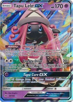 Tapu Lele GX - 60/145 - Ultra Rare
Sun &amp; Moon: Guardians Rising Singles