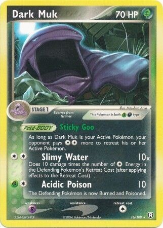 Dark Muk - 16/109 - Rare
Ex Team Rocket Returns Singles