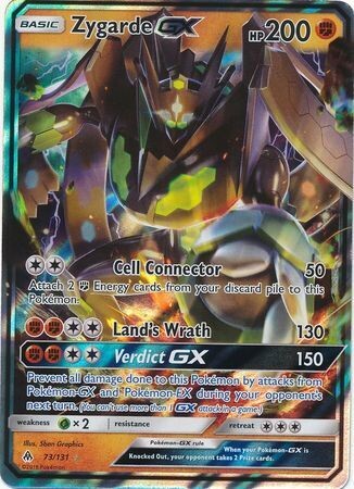 Zygarde GX - 73/131 - Ultra Rare
Sun &amp; Moon: Forbidden Light Singles