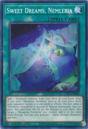 SH Sweet Dreams, Nemleria - CYAC-EN060 - Common 1st Edition
Cyberstorm Access 1st Edition Singles