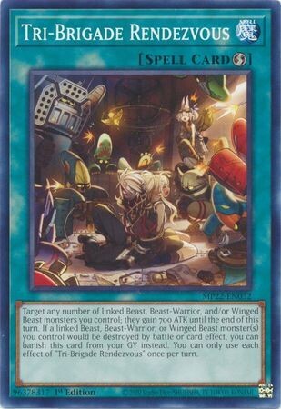 Tri-Brigade Rendezvous - MP22-EN032 - Common 1st Edition
2022 Mega-Tin: Pharaoh&#39;s Gods 1st Edition Singles