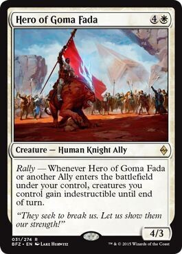 Hero of Goma Fada 031/274 Battle for Zendikar Singles