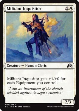 Militant Inquisitor 026/297 Shadows over Innistrad Singles