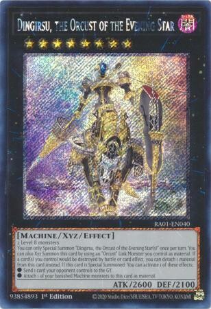 SH SJ Dingirsu, the Orcust of the Evening Star - RA01-EN040 - Secret Rare
25th Anniversary Rarity Collection Singles