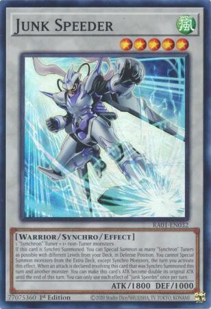 Junk Speeder - RA01-EN032 - Super Rare 25th Anniversary Rarity Collection Singles