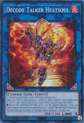 Decode Talker Heatsoul - RA01-EN048 - Super Rare 25th Anniversary Rarity Collection Singles