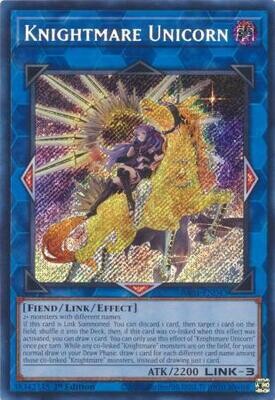 SH Knightmare Unicorn (alternate art) - RA01-EN043 - Secret Rare 25th Anniversary Rarity Collection Singles