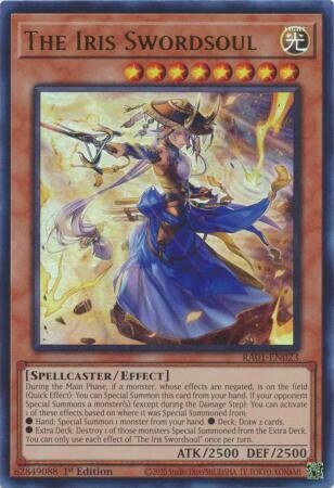 SH SJ The Iris Swordsoul - RA01-EN023 - Ultra Rare 25th Anniversary Rarity Collection Singles