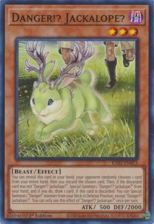SH SJ Danger!? Jackalope? - RA01-EN013 - Super Rare
25th Anniversary Rarity Collection Singles