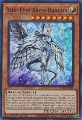SH Blue-Eyes Abyss Dragon - RA01-EN016 - Super Rare 25th Anniversary Rarity Collection Singles