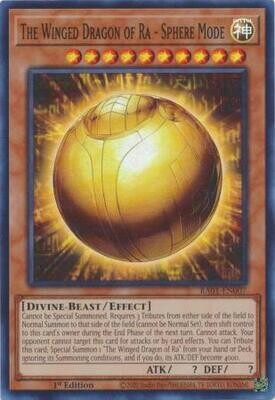 The Winged Dragon of Ra - Sphere Mode - RA01-EN007 - Super Rare 25th Anniversary Rarity Collection Singles