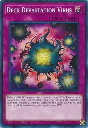 Deck Devastation Virus - SR06-EN032 - Common 1st Edition Lair of Darkness 1st Edition Singles (espanol)
