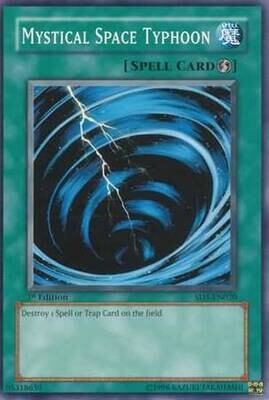 Mystical Space Typhoon - SD5-EN020 - Common 1st Edition Structure Deck: Warrior&#39;s Triumph 1st Edition Singles