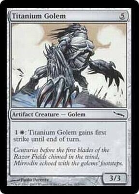 Titanium Golem 263/306 - Mirrodin Singles