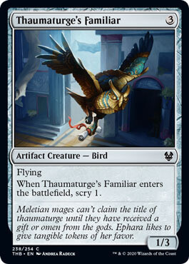 Thaumaturge&#39;s Familiar 238/254 Theros: Beyond Death Singles