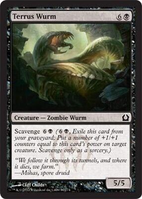 Terrus Wurm Return to Ravnica Singles