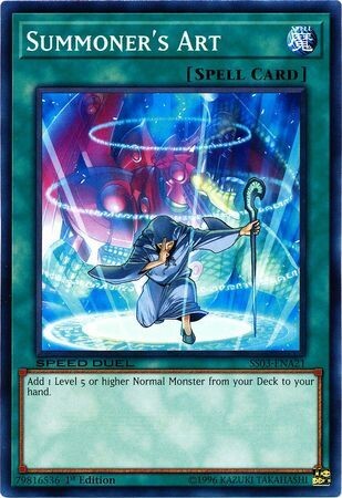 Summoner&#39;s Art - SS03-ENA21 - Common 1st Edition
Speed Duel Starter Decks: Ultimate Predators Singles *Espanol*