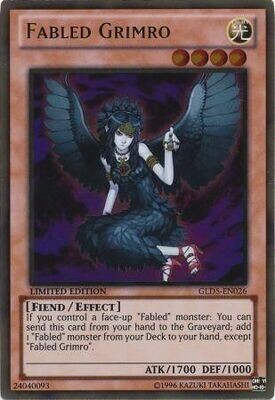 Fabled Grimro - GLD5-EN026 - Gold Rare
Gold Series 5: Haunted Mine [GLD5]
