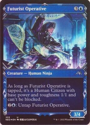 GA Futurist Operative 333 - Showcase Ninja Frame - Foil
Kamigawa Neon Dynasty Collector Booster Foil Singles