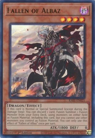 SJ Fallen of Albaz - RA01-EN021 - Ultra Rare
25th Anniversary Rarity Collection Singles