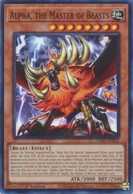 Alpha, the Master of Beasts - RA01-EN022 - Super Rare 25th Anniversary Rarity Collection Singleles