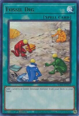 SJ Fossil Dig - RA01-EN053 - Ultra Rare
25th Anniversary Rarity Collection Singles