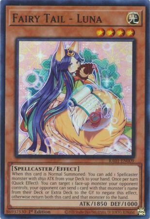 SJ Fairy Tail - Luna - RA01-EN009 - Super Rare
25th Anniversary Rarity Collection Singles