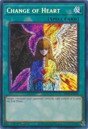 SJ Change of Heart - RA01-EN050 - Secret Rare
25th Anniversary Rarity Collection Singles