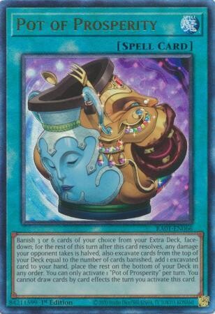 SJ Pot of Prosperity - RA01-EN066 - Prismatic Ultimate Rare
25th Anniversary Rarity Collection Singles