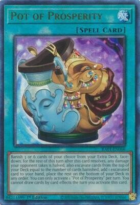 SJ Pot of Prosperity - RA01-EN066 - Prismatic Ultimate Rare
25th Anniversary Rarity Collection Singles