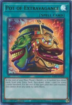 SJ Pot of Extravagance - RA01-EN059 - Ultra Rare
25th Anniversary Rarity Collection Singles