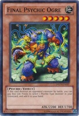 Final Psychic Ogre - DREV-EN037 - Common Unlimited Duelist Revolution Unlimited Singles