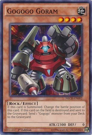 Gogogo Goram - NECH-EN092 - Common 1st Edition The New Challengers (NECH) 1st Edition Singles