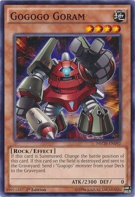 Gogogo Goram - NECH-EN092 - Common 1st Edition The New Challengers (NECH) 1st Edition Singles
