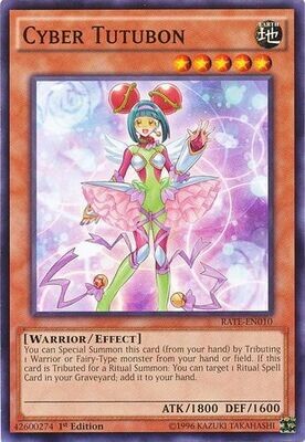 Cyber Tutubon - RATE-EN010 - Common 1st Edition Raging Tempest 1st Edition Singles