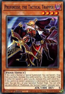 Prufinesse, the Tactical Trapper - PHRA-EN024 - Common 1st Edition Phantom Rage 1st Edition Singles [PHRA]