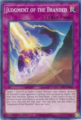 Judgment of the Branded - LIOV-EN069 - Common 1st Edition Lightning Overdrive: LIOV 1st Edition Singles